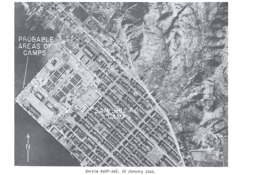 Aerial image of POW facilities